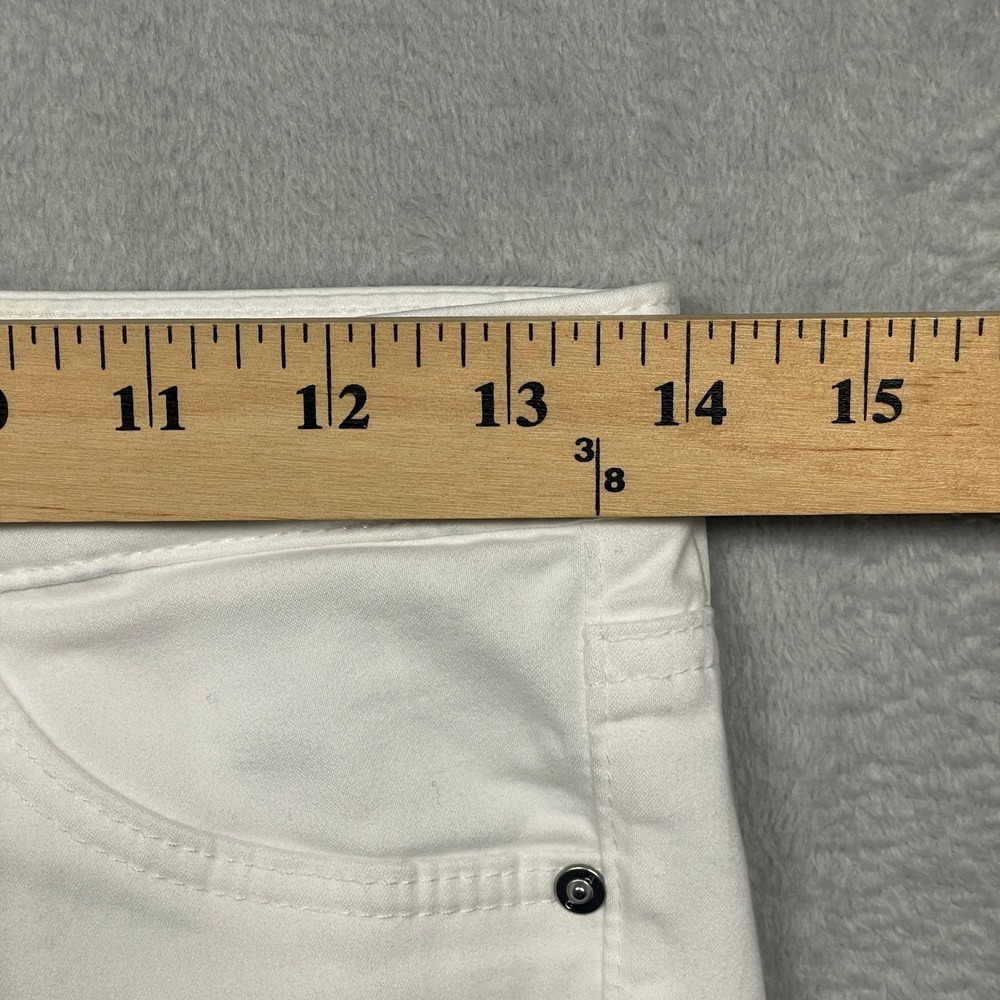 AG Adriano Goldschmied The Prima Crop Jeans Women 25 White Cigarette - Picture 8 of 15